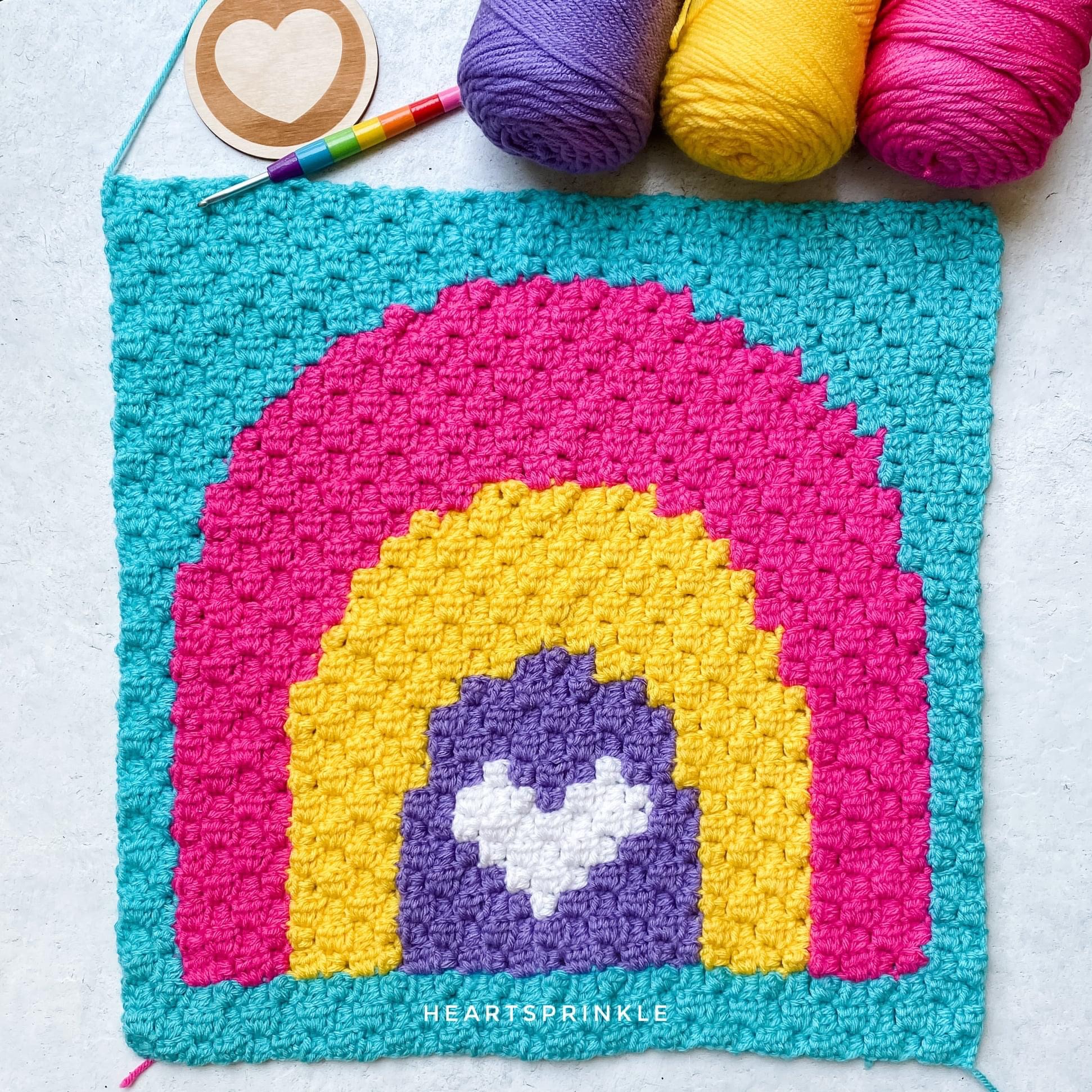 Magical Unicorn C2C CAL by Heartsprinkle