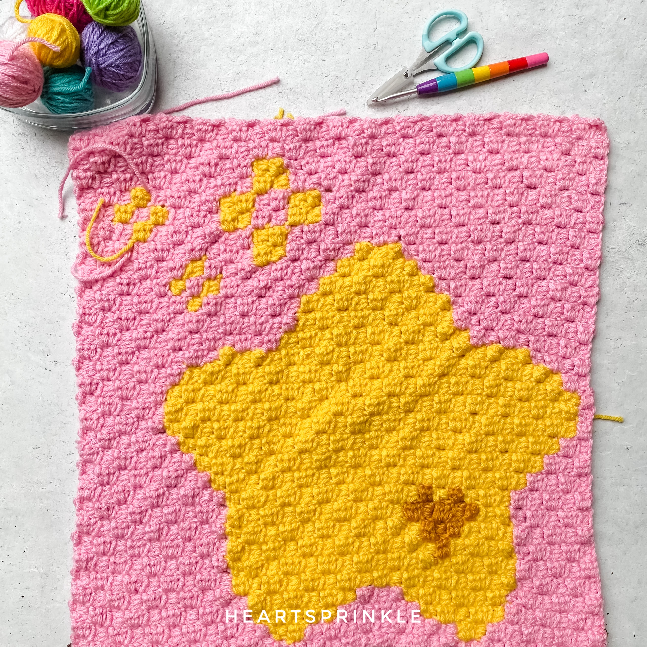 Star C2C Magical Unicorn Heartsprinkle